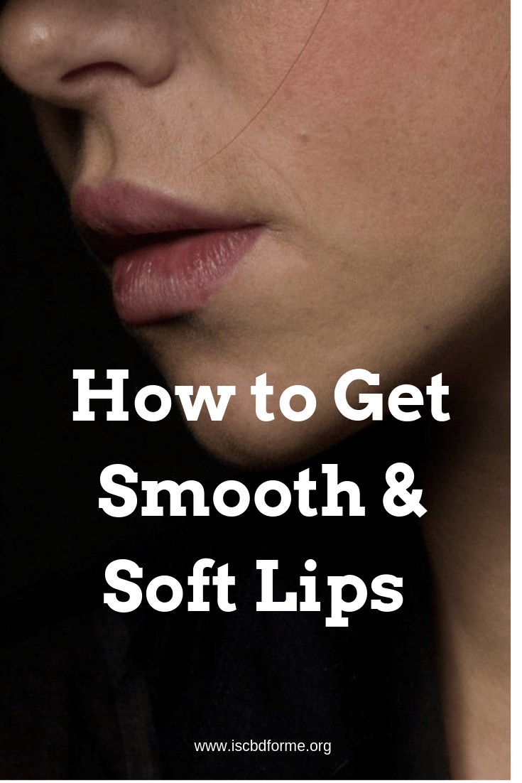 woman with soft smooth lips