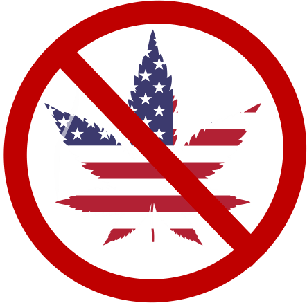 Cannabis Warning Sign for U.S., CBD on a Plane
