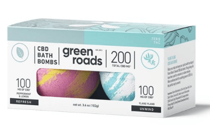 Package of two CBD Bath Bombs