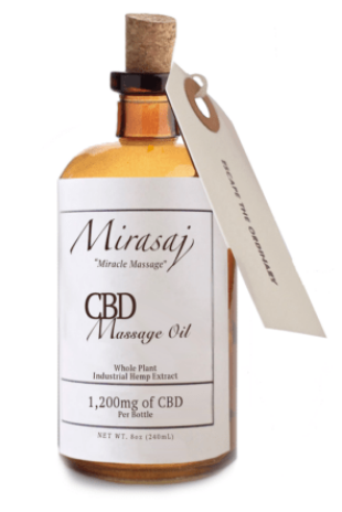 Cannabidiol Life MIRASAJ Massage Oil