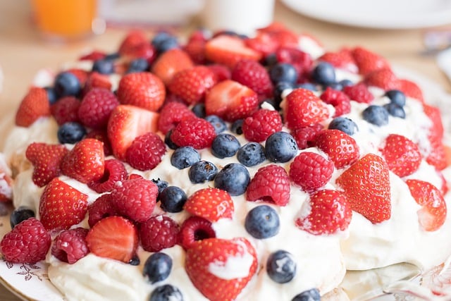 Berries, yogurt. CBD holiday recipes